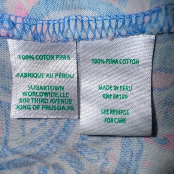 Lilly Pulitzer Kimi Dress In Zanzibar Blue size XS EUC - Picture 8 of 10